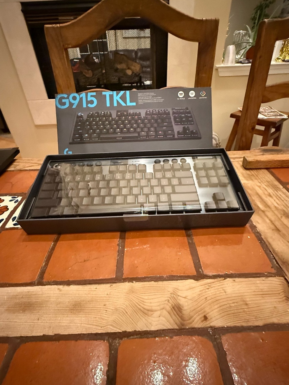 Logitech G915 TKL Wireless Mechanical Gaming Keyboard — Black